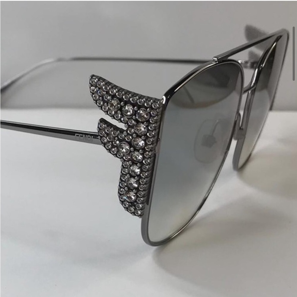 🔥NEW FENDI SWAROVSKI CRYSTAL SUNGLASSES 🔥
